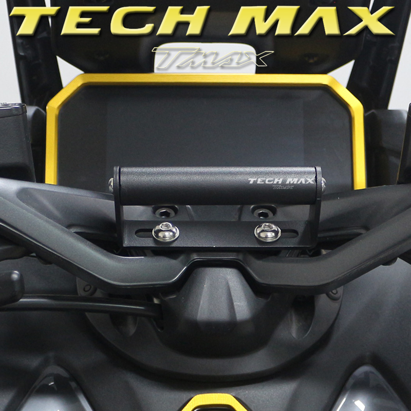 Tech Accessories Store - オートバイアクセサリーナビゲーションブラケットマウントスマートフォン GPS ホルダーヤマハ TMAX560 テックマックス T-MAX