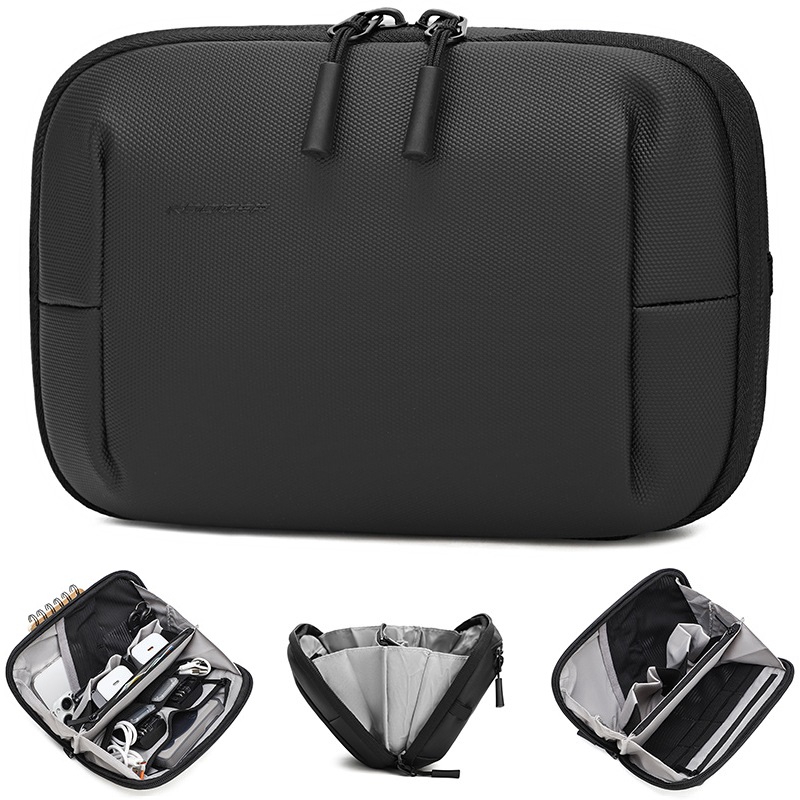 Tech Accessories Travel Case - 電子機器アクセサリーバッグ トラベルケーブルオーガナイザーバッグ ポータブルデジタル収納ケース 充電器・イヤホン用テックオーガナイザーポーチ