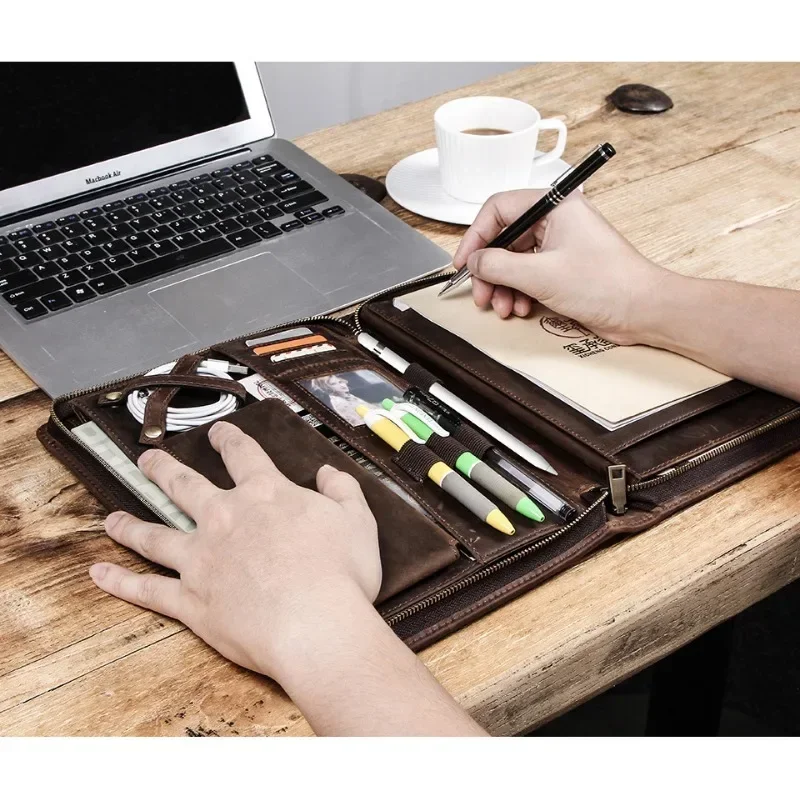 レザータブレット収納バッグ Apple iPad用 ジッパー - Tech Accessories Tablet のレビューと価格