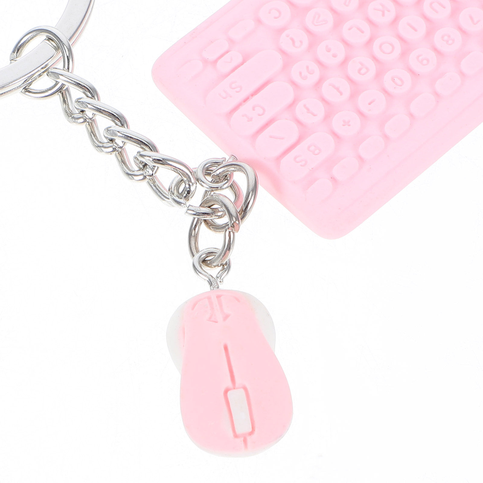ミニキーボードとマウスのキーホルダー。女の子や男の子向けの、 - Tech Girl Accessories のレビューと価格