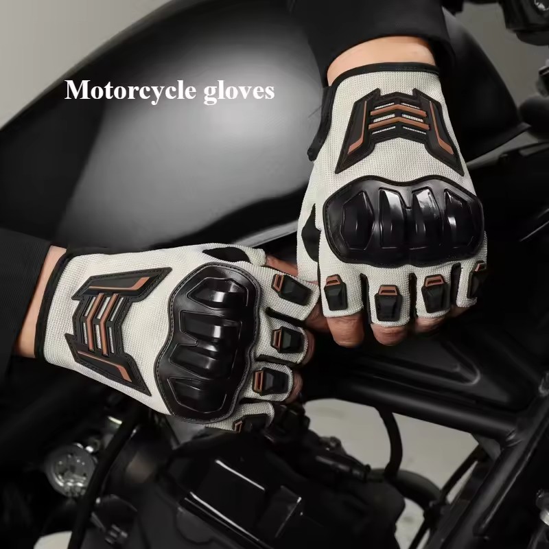 通気性のあるオートバイグローブハーフフィンガー耐摩耗性滑り止 - Tech Wear Accessories のレビューと価格