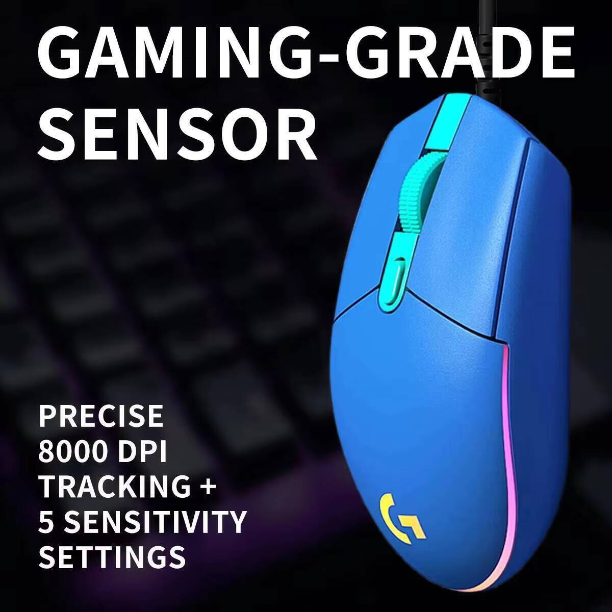 ロジクール G203 有線RGBゲーミングマウス 8000  - Logitech Mouse G203 のレビューと価格
