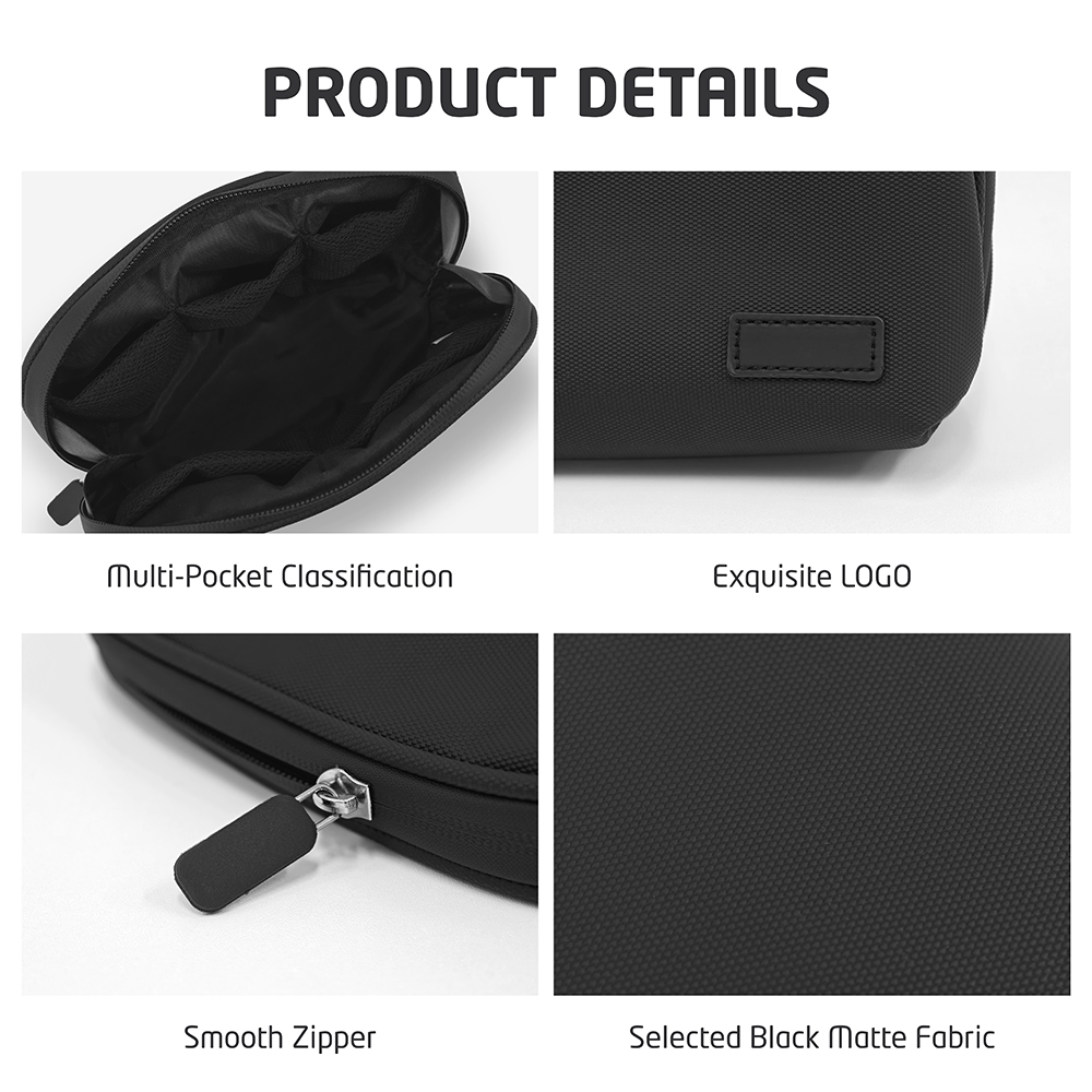 軽量防水テックポーチ、ポータブル電子機器アクセサリーケース、 - Tech Accessories Travel Case のレビューと価格