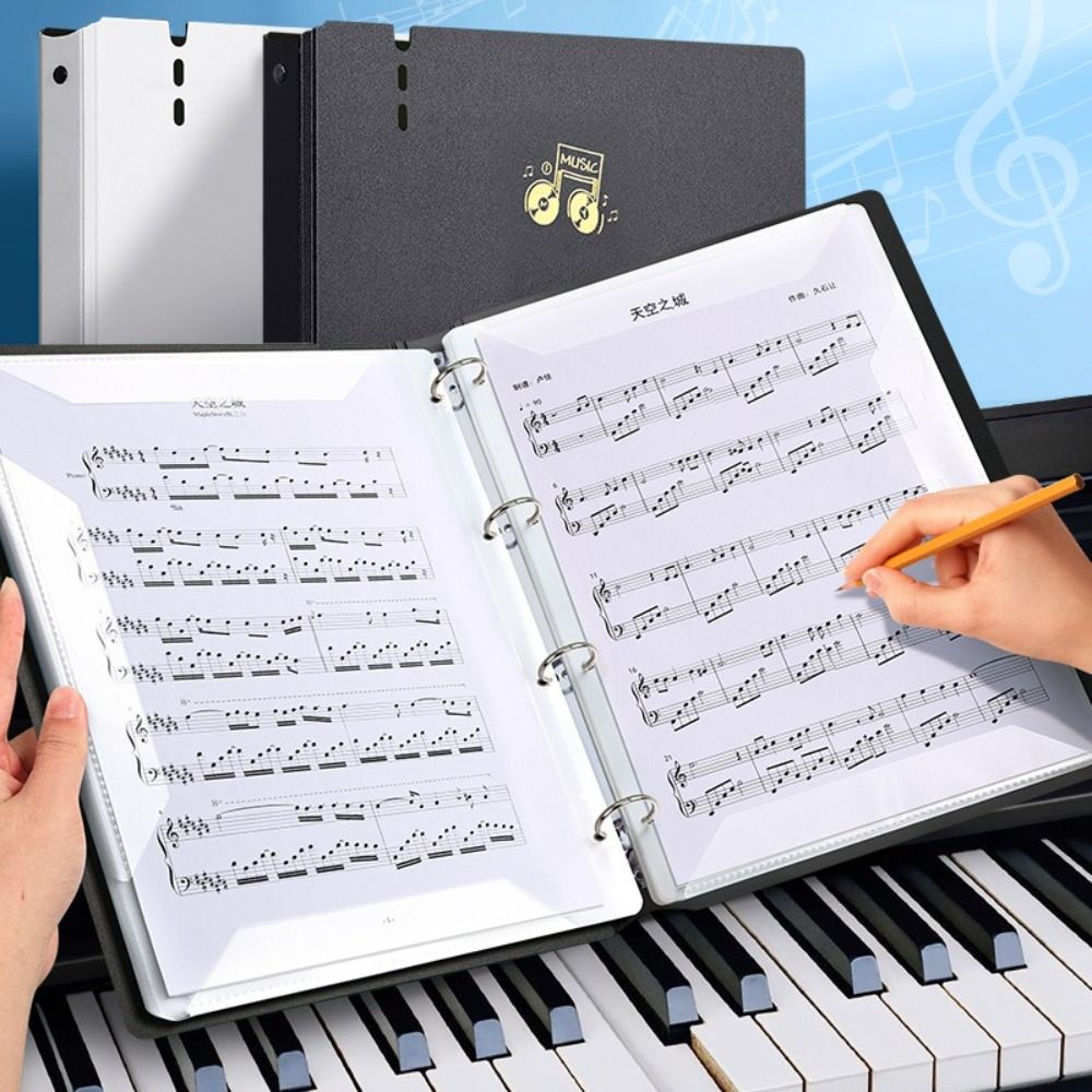 クリエイティブなプラスチック製楽譜フォルダ A4 フレキシブ - Document Scanner Portable のレビューと価格