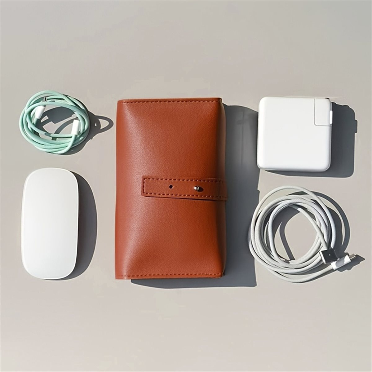 AA1994 高級PU製多機能オーガナイザー-ケーブル、充電 - Tech Accessories Travel Case のレビューと価格