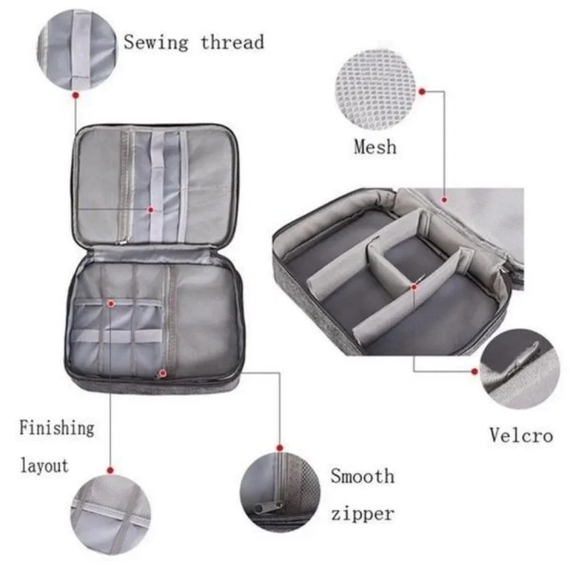 電子機器オーガナイザー トラベルケース 防水ケーブルオーガナ - Tech Accessories Travel Case のレビューと価格