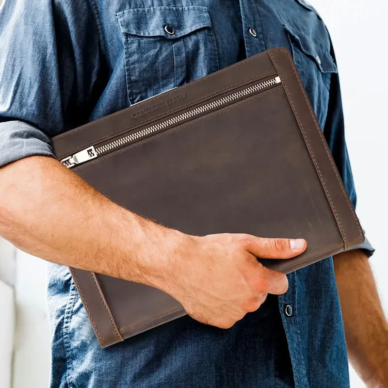 Apple iPad用レザータブレット収納バッグ、ジッパー付 - Tech Accessories Tablet のレビューと価格