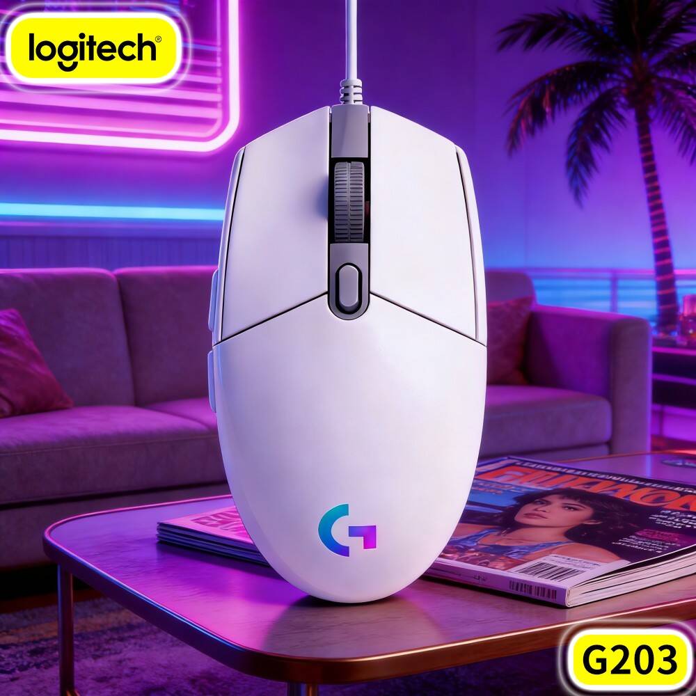 ロジクール G203 有線ゲーミングマウス RGBライティン - Logitech Mouse G203 のレビューと価格