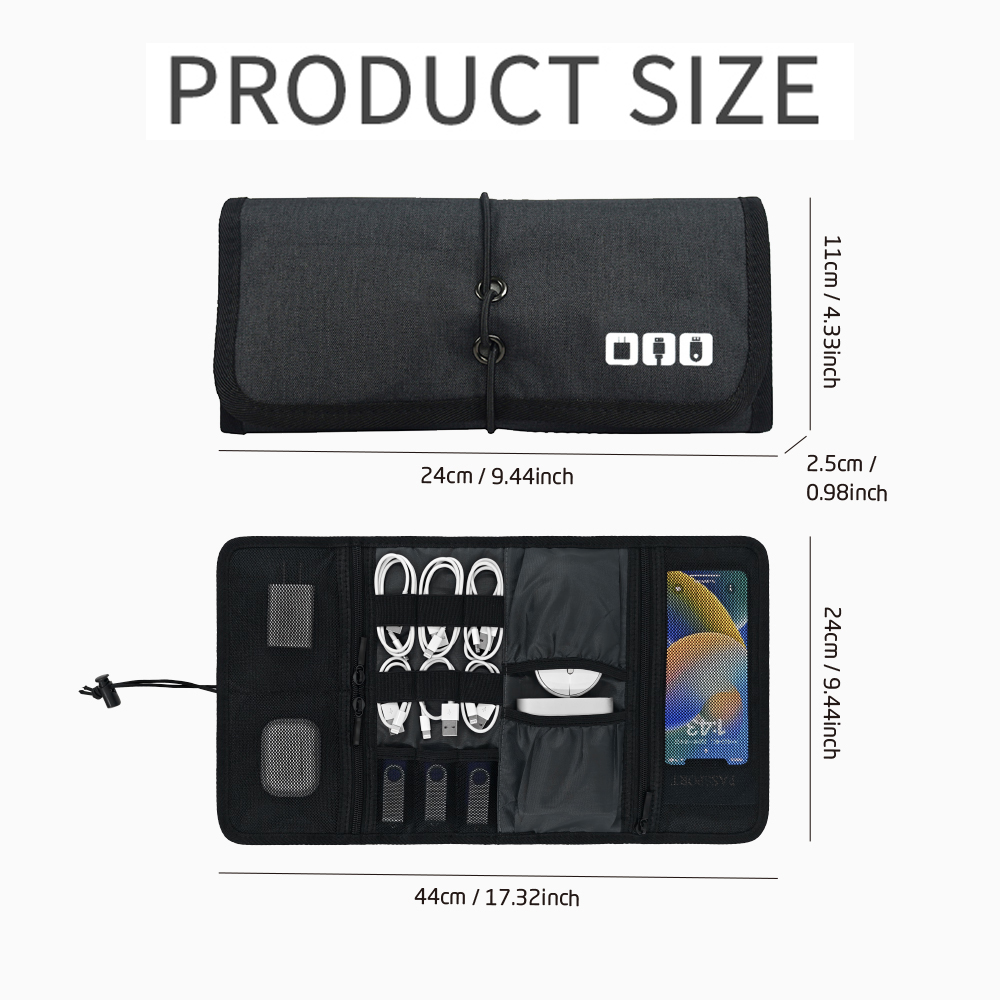 テックオーガナイザーバッグ ケーブル収納ケース トラベル電子 - Tech Accessories Store のレビューと価格