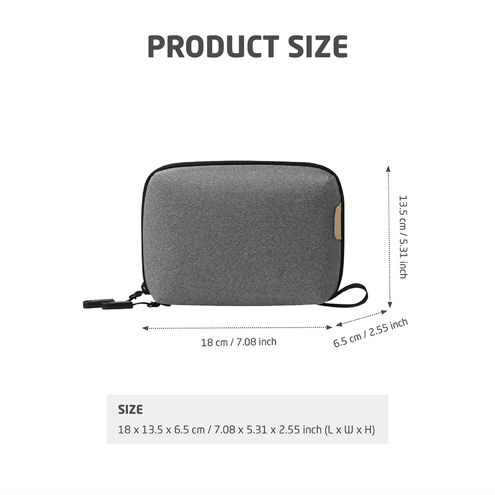 大容量テックオーガナイザーバッグ 旅行用電子機器アクセサリー - Tech Accessories Travel Case のレビューと価格