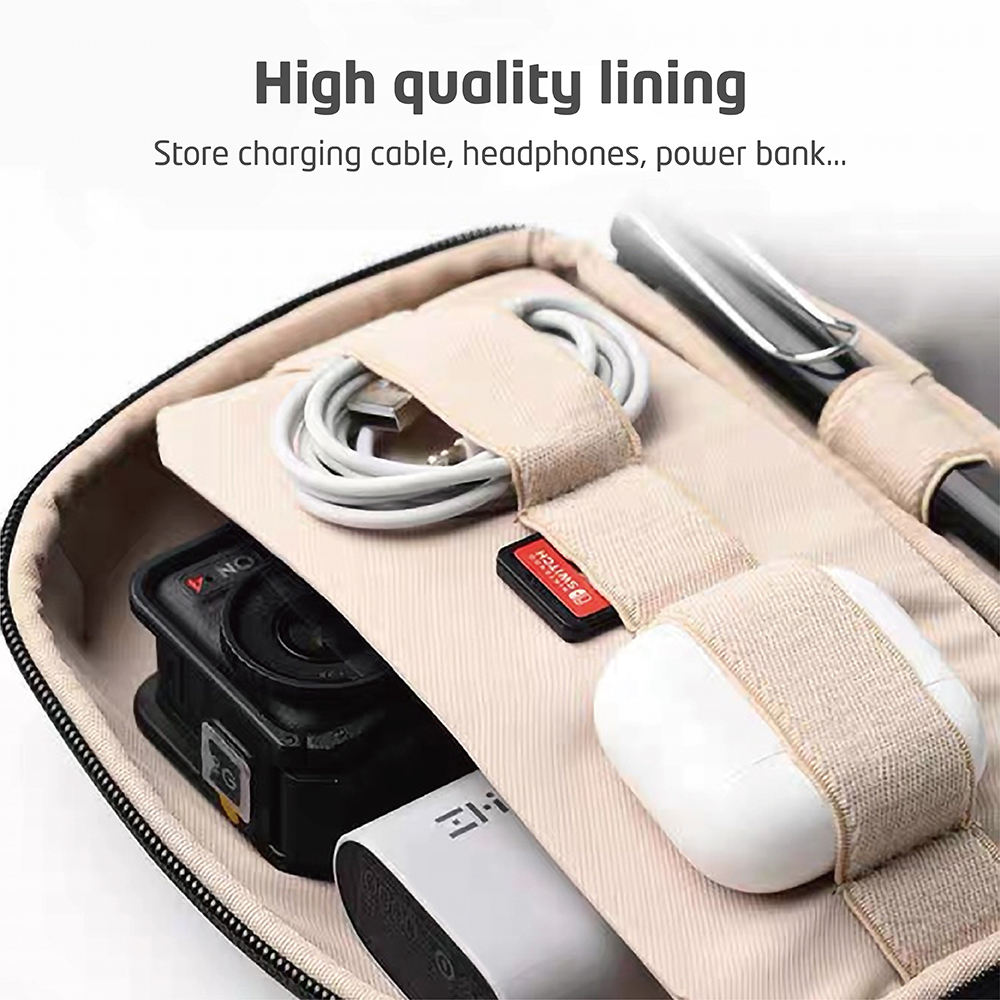 大容量テックオーガナイザーバッグ 旅行用電子機器アクセサリー - Tech Accessories Travel Case のレビューと価格