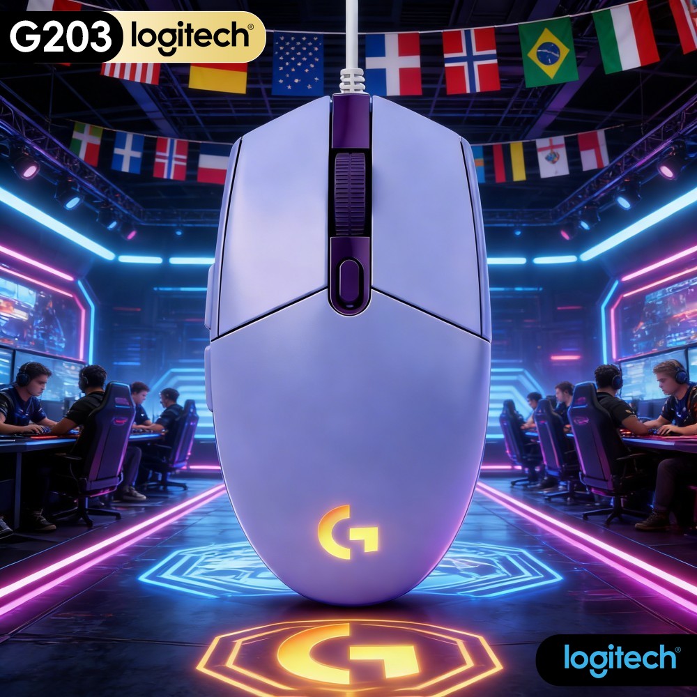 ロジクール G203 有線ゲーミングマウス 反応の良いキー  - Logitech Mouse G203 のレビューと価格