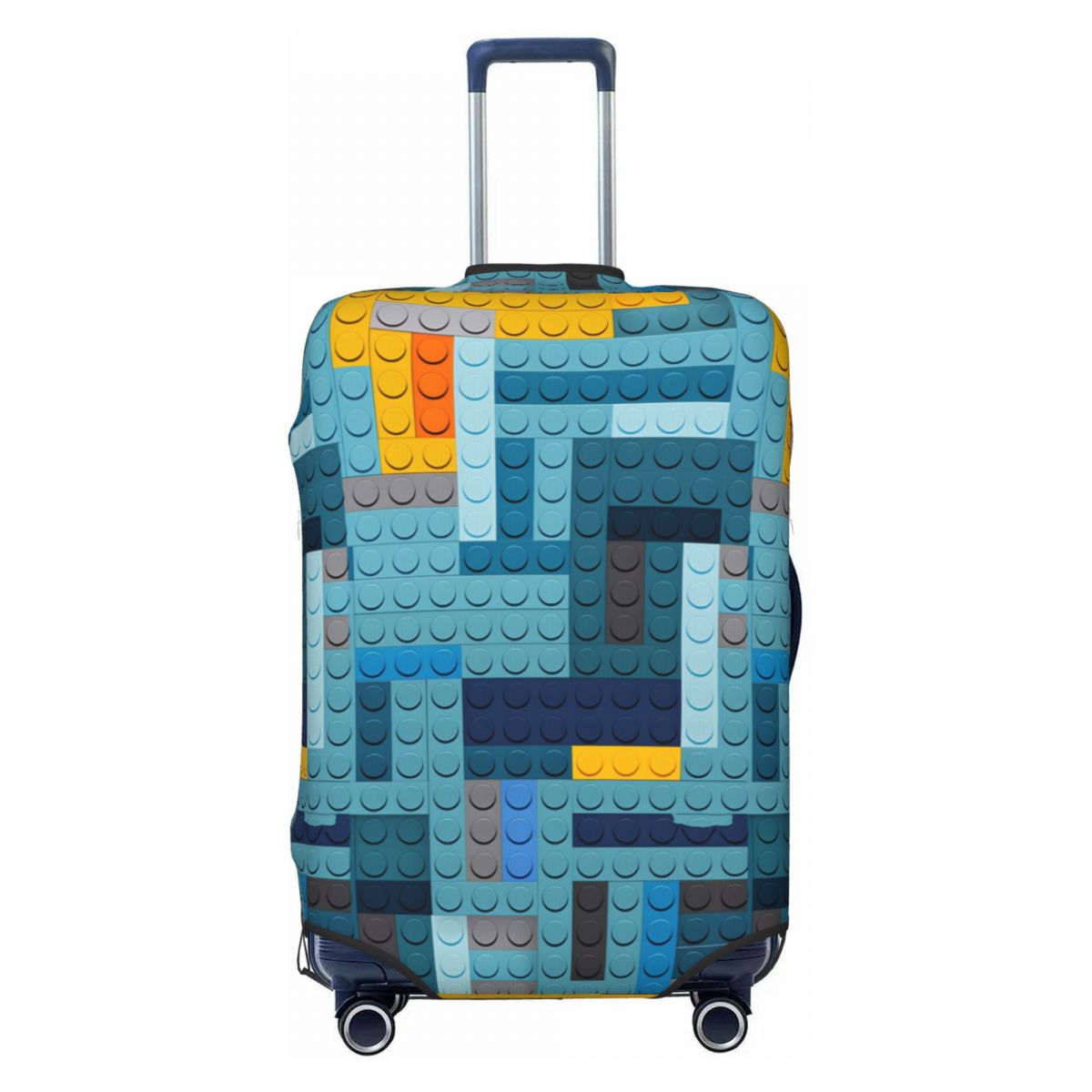 ブルーテックピクセルビルディングブロックテクスチャスーツケー - Tech Accessories Travel Case のレビューと価格