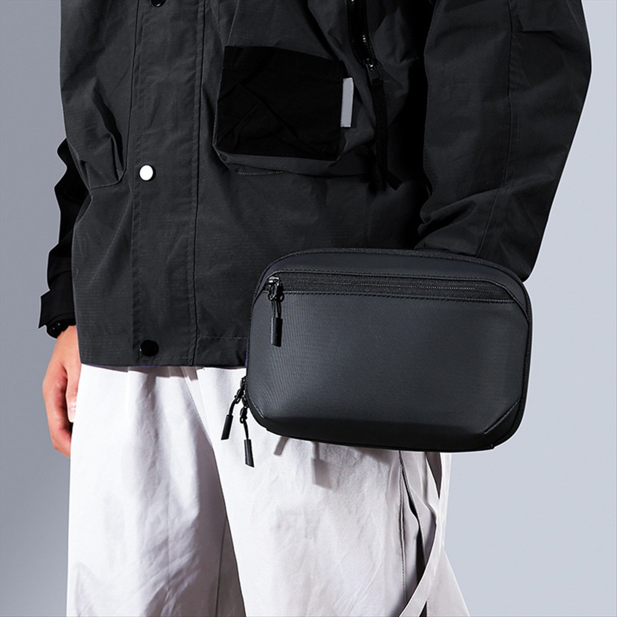 ☶ ❈ ＊ ♥ AC1578-防水テックポーチ 多層オーガナ - Tech Accessories Travel Case のレビューと価格